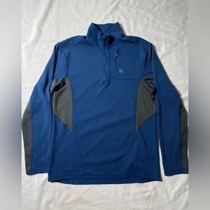 Vintage Nike ACG Dri Fit Blue 1/4 Zip Pullover Sweatshirt size M